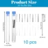 3D Printer Nozzle Cleaning Set, 0.4 mm Stainless Steel 3D Printer Nozzle Cleaning Needles 3D Printer Nozzle Cleaner 3D Printer Accessories