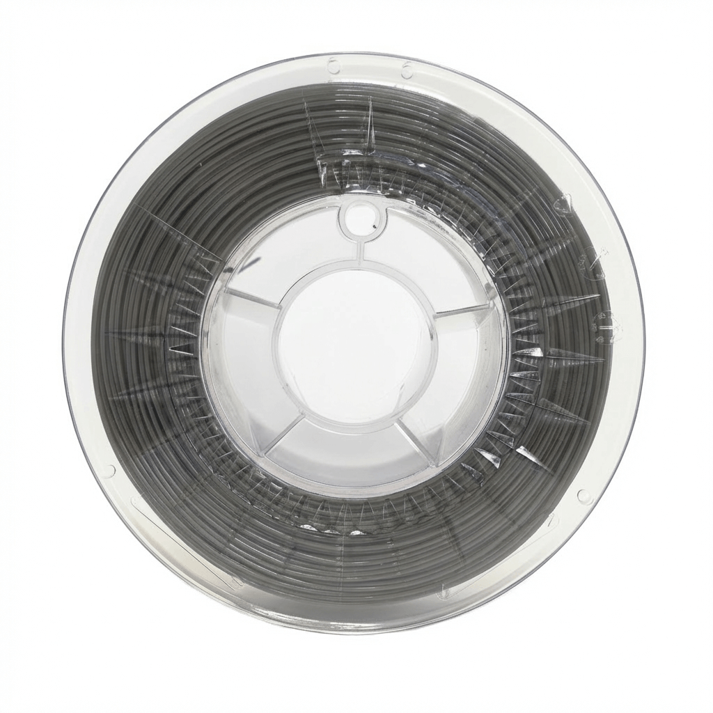 ASA filament u boji kvarcno sive, prikazuje glatku teksturu materijala.