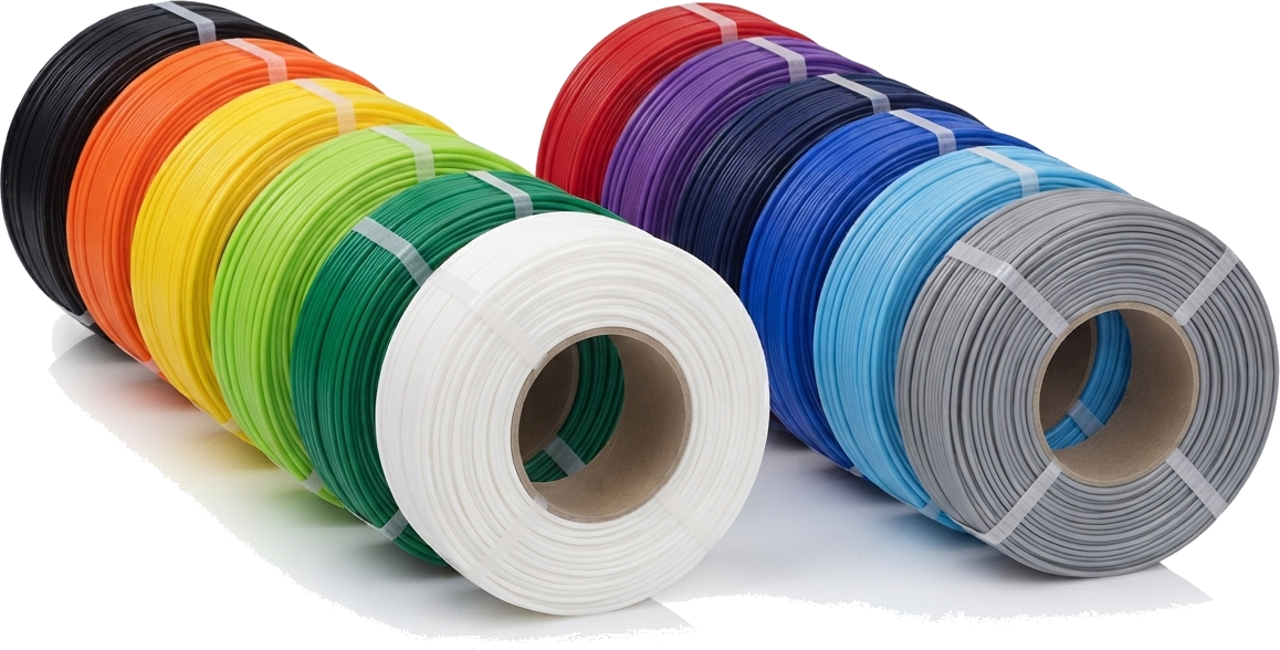 Premium Filamenti za 3D Printere Proizvedeni u Hrvatskoj - Crofil 3D 1 Crofil 3D Uredno složene CROFIL refill role filamenta