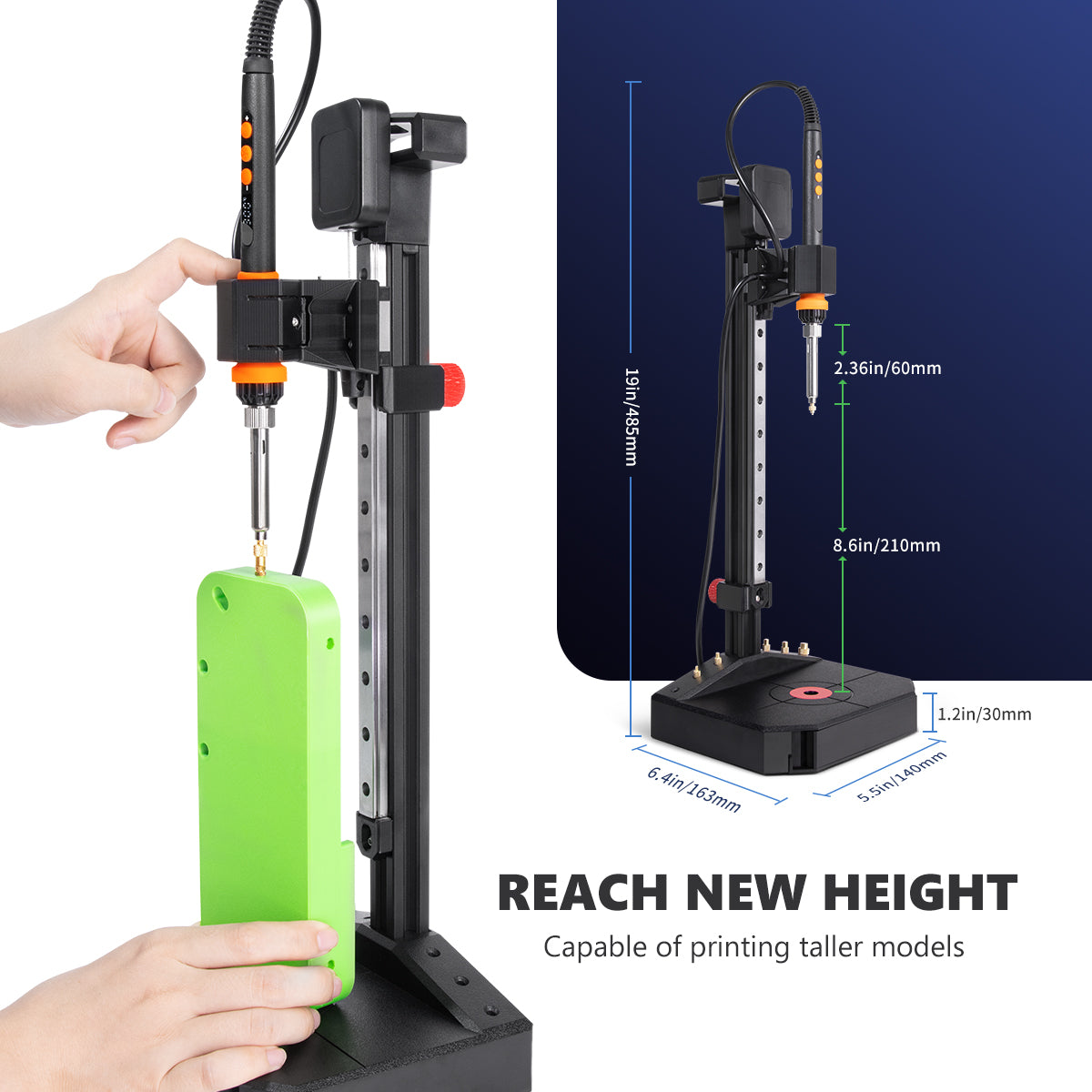 Mintion Nutopress Pro — preša za navojne umetke 2 Crofil 3D Mintion Nutopress Pro — preša za navojne umetke