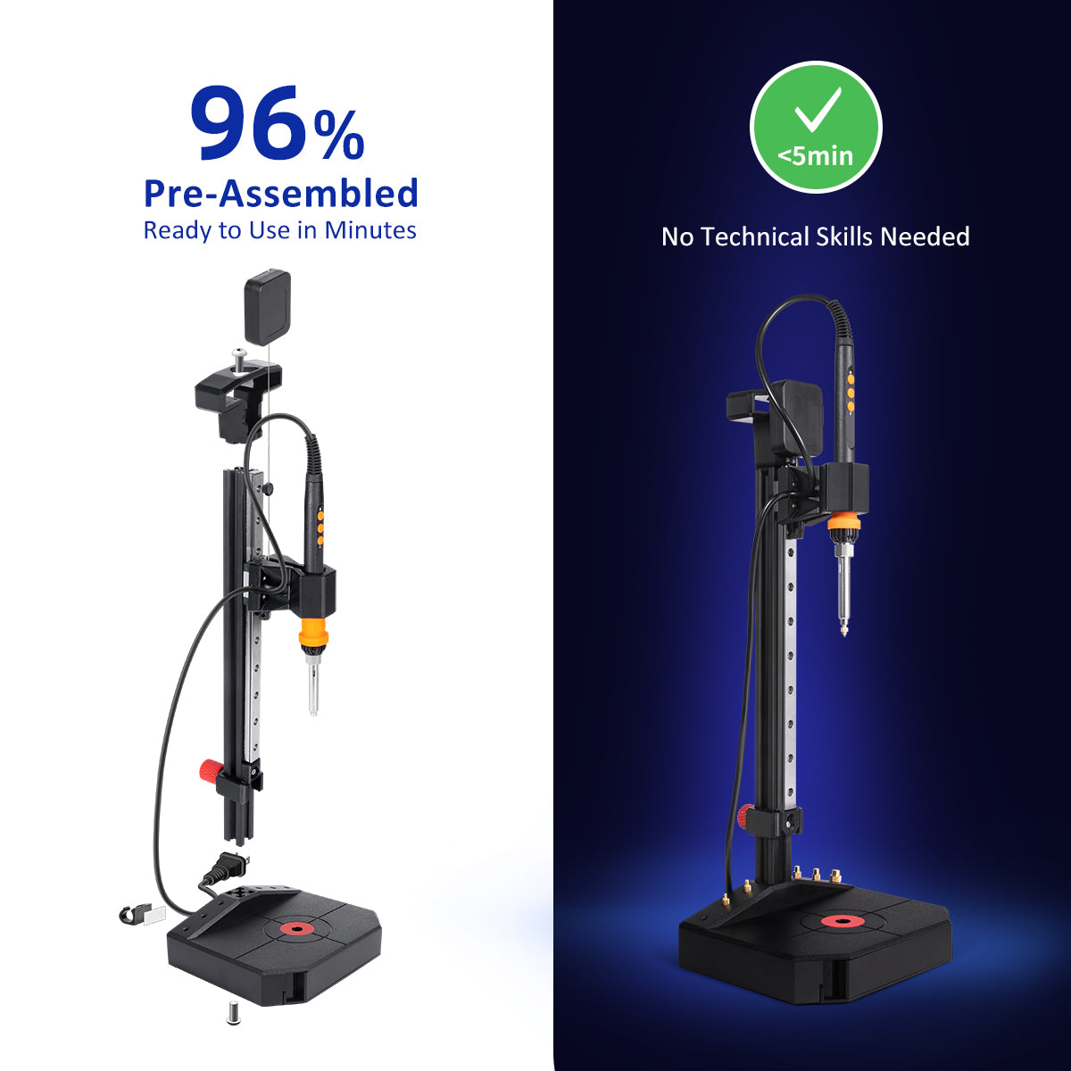 Mintion Nutopress Pro — preša za navojne umetke 3 Crofil 3D Mintion Nutopress Pro — preša za navojne umetke